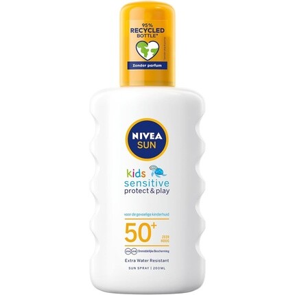 

Sun Kids Pure & Sensitive Солнцезащитный спрей Spf50+ 200 мл, Nivea