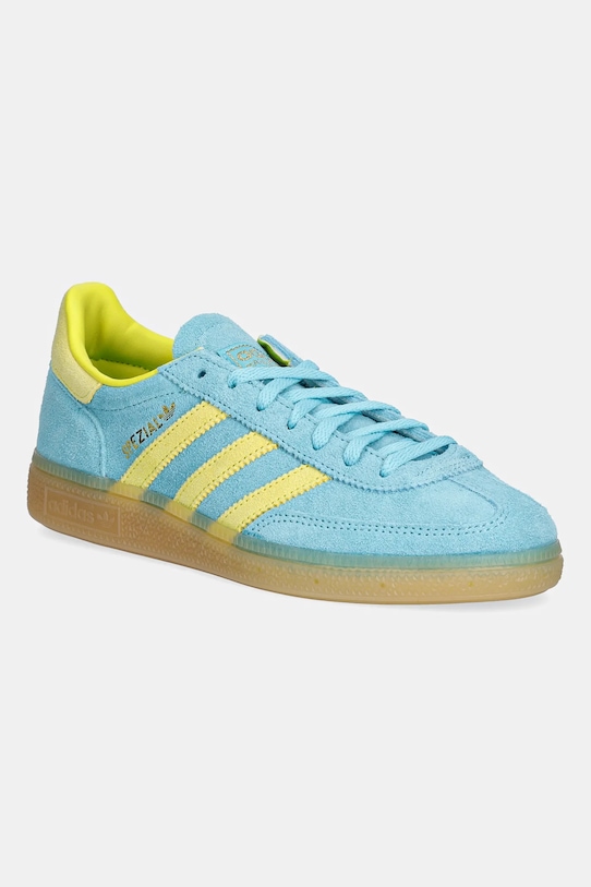 Замшевые кроссовки Handball Spezial Adidas Originals, бирюзовый