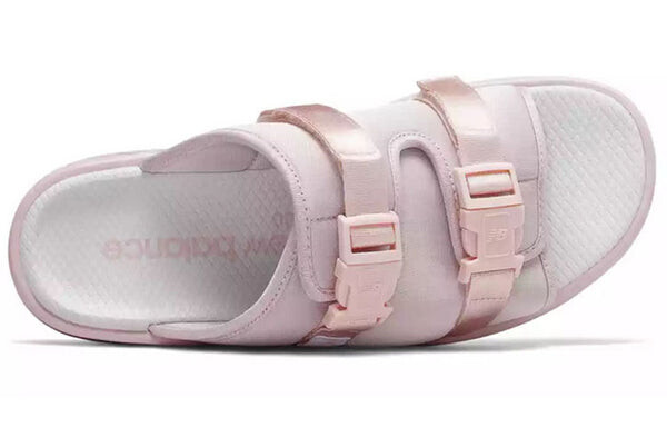 Тапочки 330 slides 'pink white' New Balance, розовый — фото 3