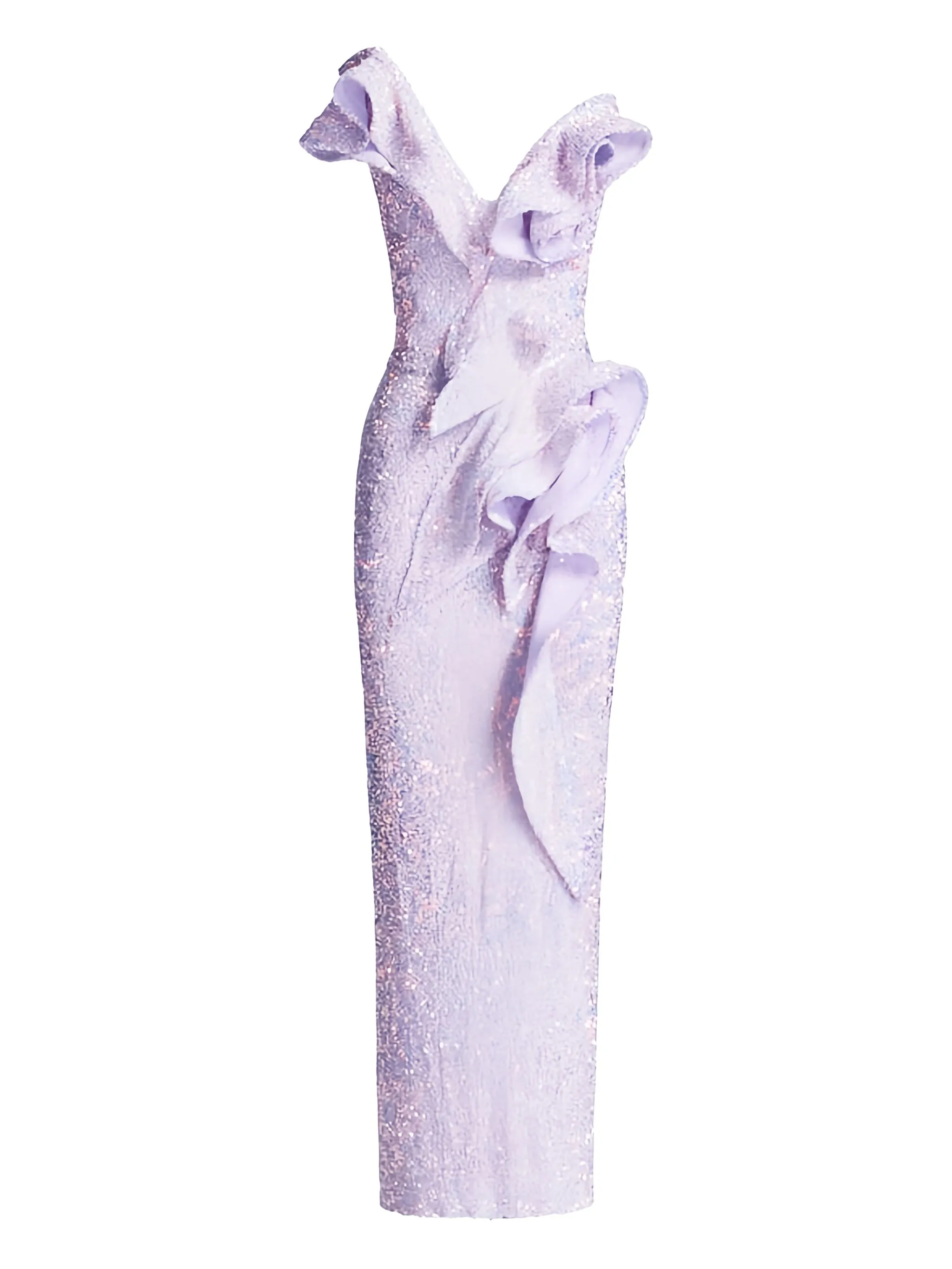 

Платье асимметричного кроя Maticevski, фиолетовый