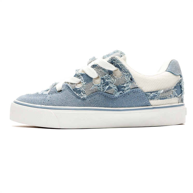 

VAEL Мужские низкие скейтерские кеды светло-голубые, цвет Light Blue