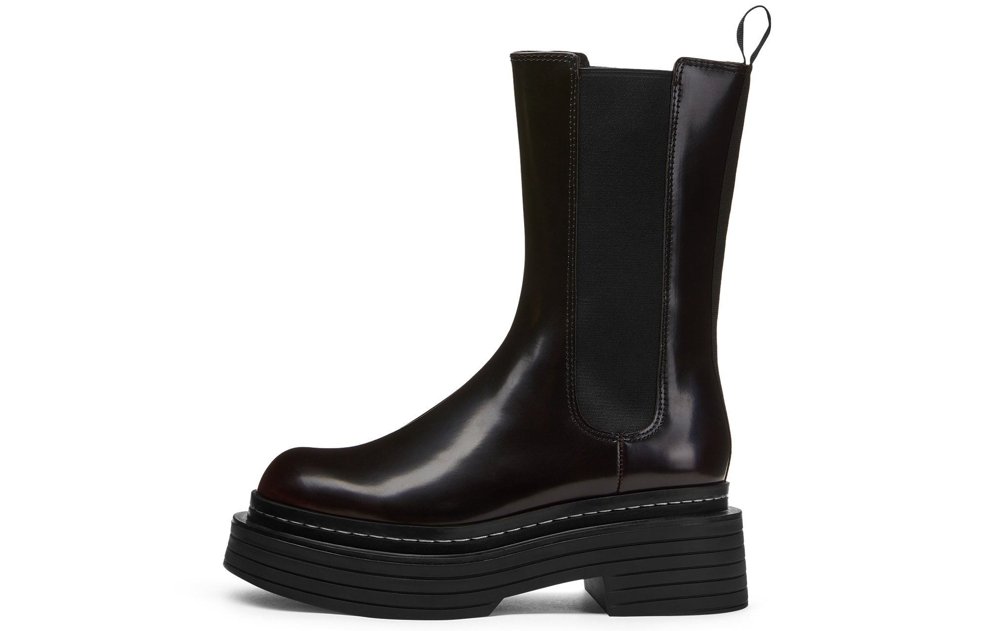 CHARLES&KEITH Челси бутсы Small CK 22 см женские 6,5 см бордово-винные, цвет Burgundy Wine Red