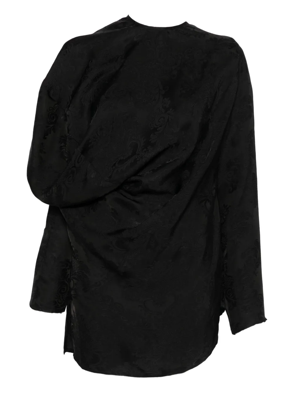 

Драпированная блузка Uma Wang, черный