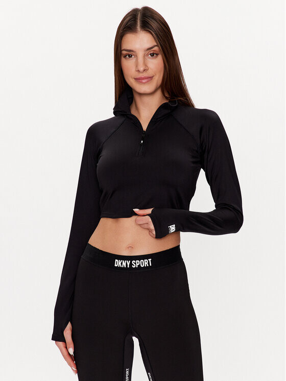 

Блузка классического кроя Dkny Sport, черный