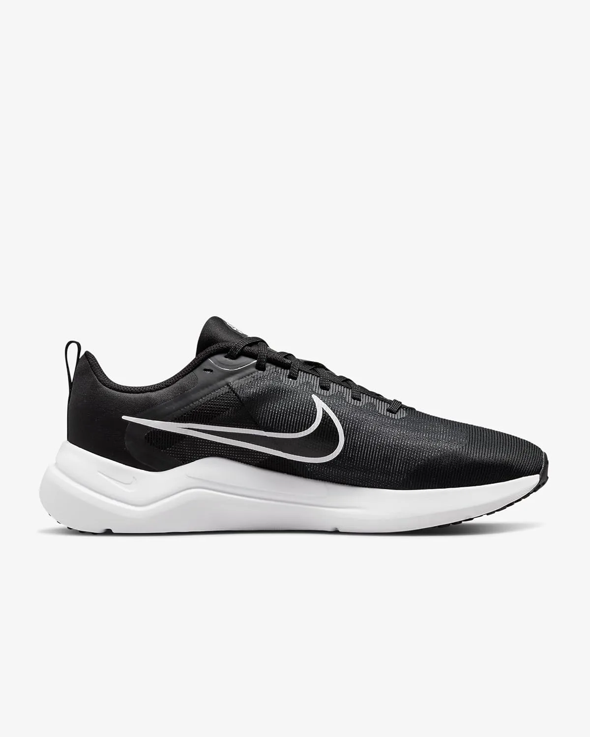 Мужские кроссовки Nike Downshifter 12, белый/черный/серый — фото 3