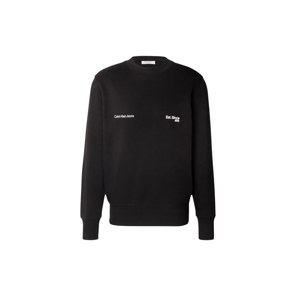 

Черный хлопковый свитер Calvin Klein Jeans