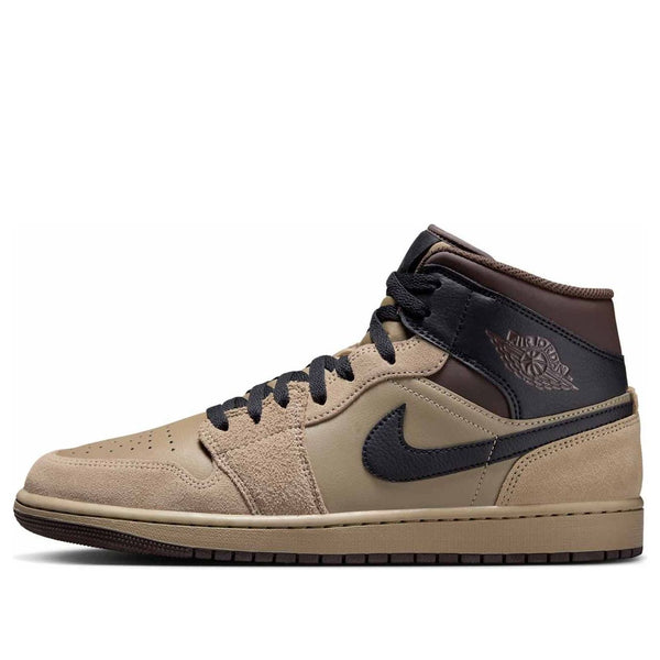 

Кроссовки 1 mid Air Jordan, коричневый