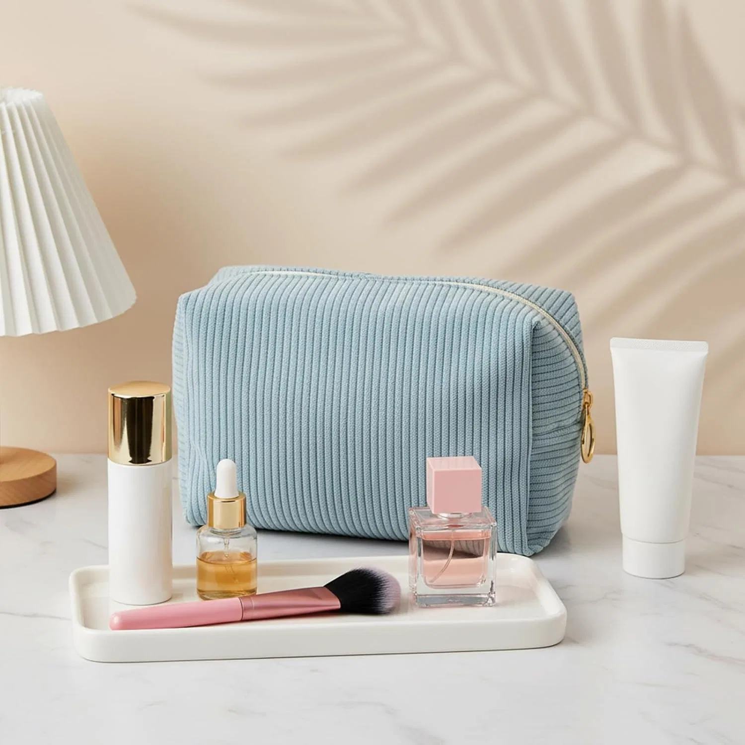 Маленькая косметичка на молнии с подвеской Dopenspi, Blue — фото 4