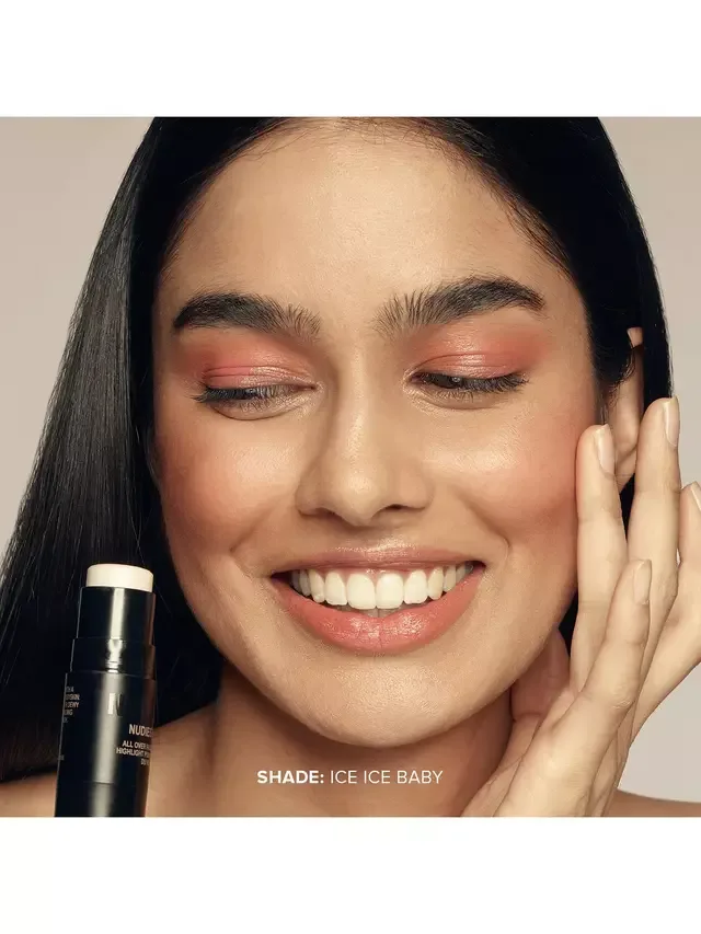 Хайлайтер Nudies All-Over Face Colour Glow Nudestix, Ice Ice Baby — фото 3