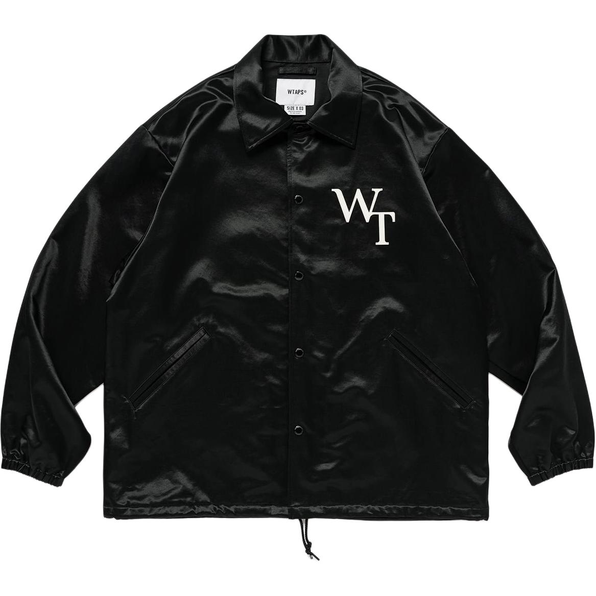 

Куртка Chief Satin Shirt Jacket WTAPS, черный