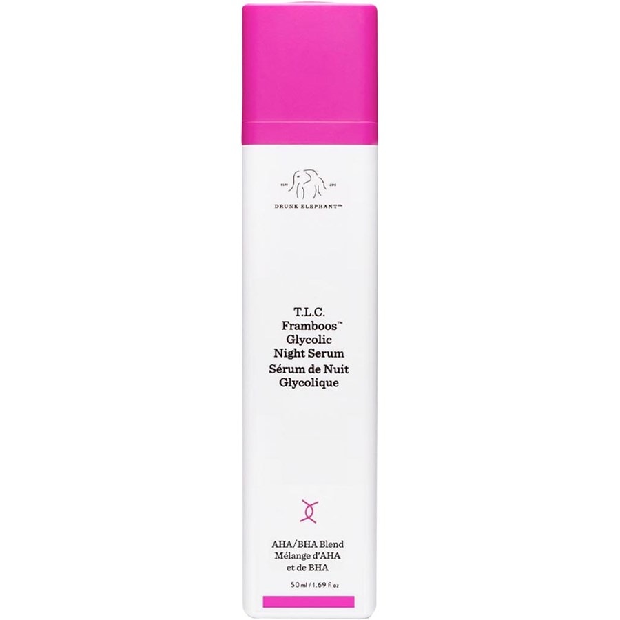 

Сыворотка для лица Drunk Elephant T.L.C. Framboos Glycolic Night Serum, 50 ml
