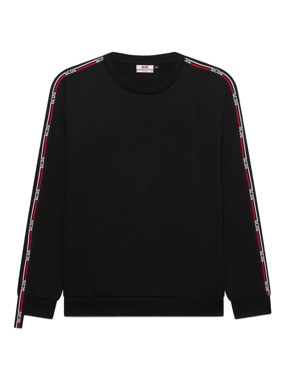 

Полосатый свитшот Gcds, черный