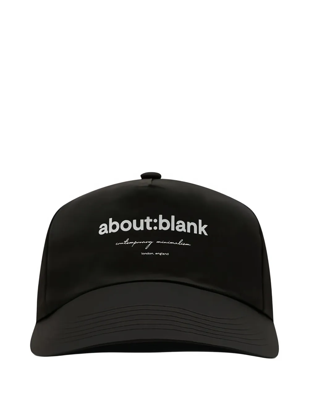 

Кепка с логотипом ABOUTBLANK, черный