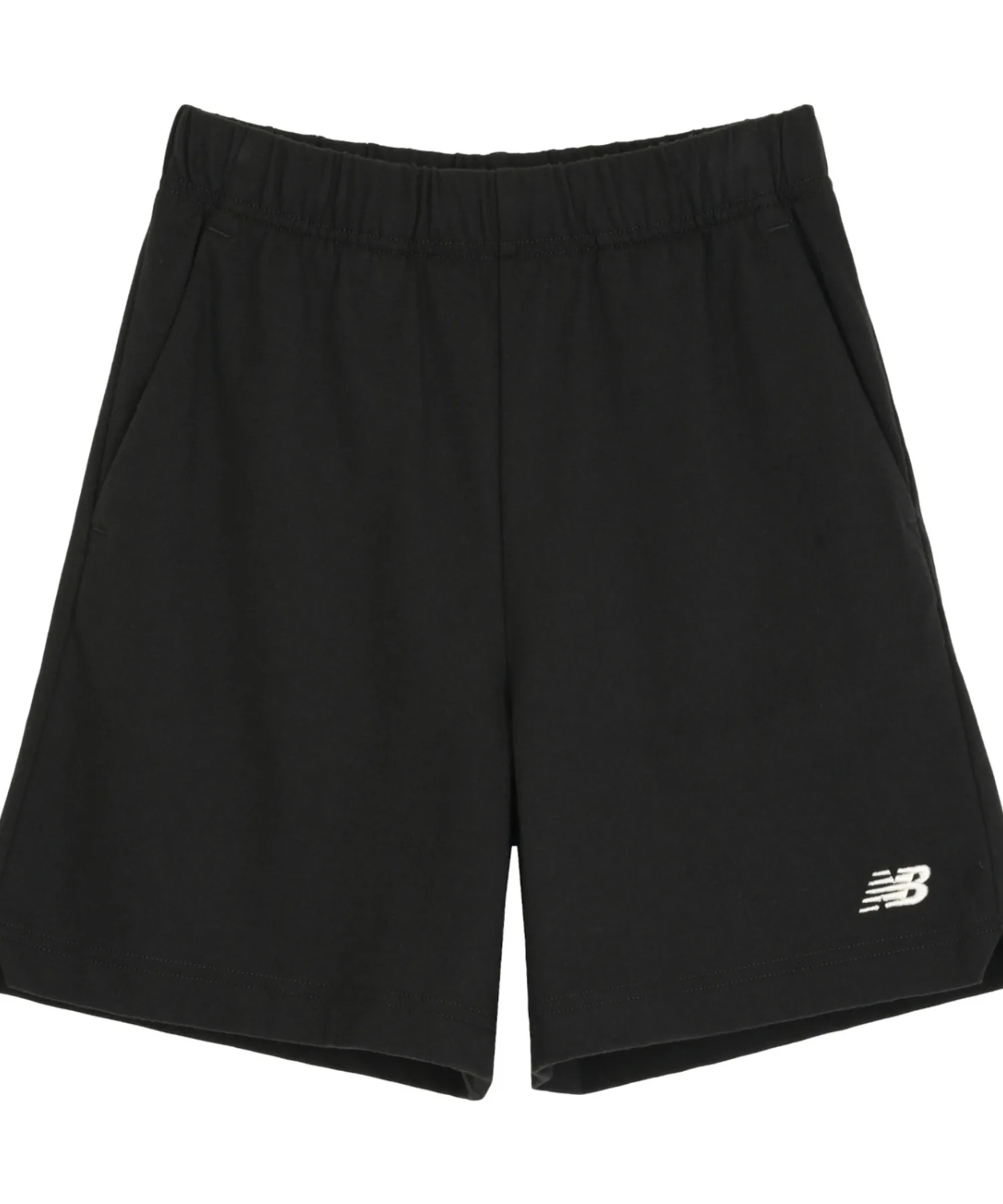 Детские шорты из хлопка и полиэстера New Balance черные