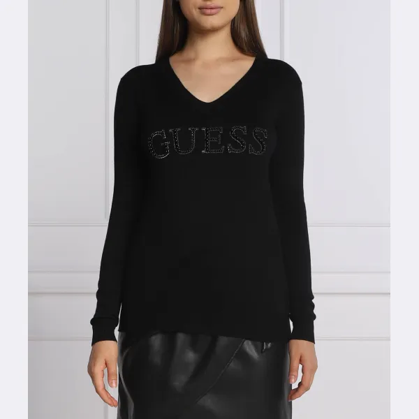 

Свитер обычного кроя Guess, черный