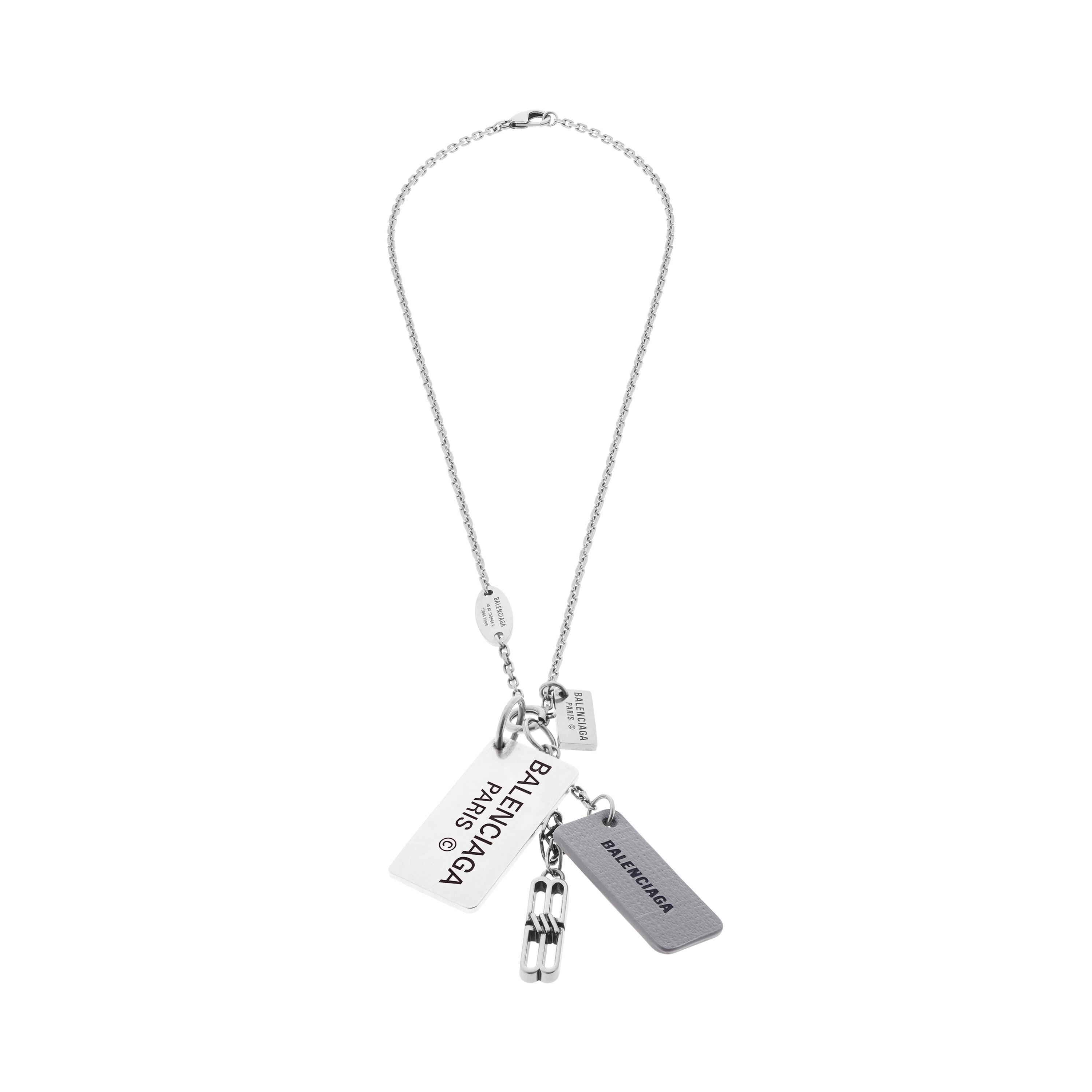 

Ожерелье All Access BALENCIAGA, серебряный