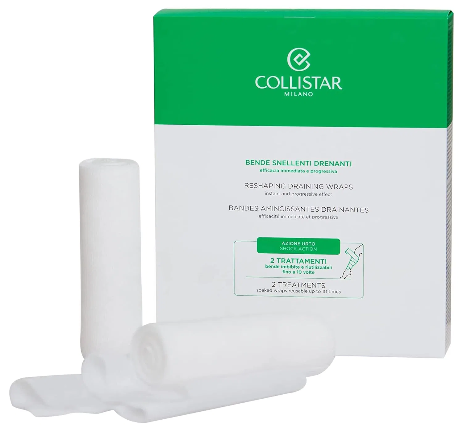 Набор дренажных бандажей Collistar Anti-Cellulite, 2 x 100 мл Collistar