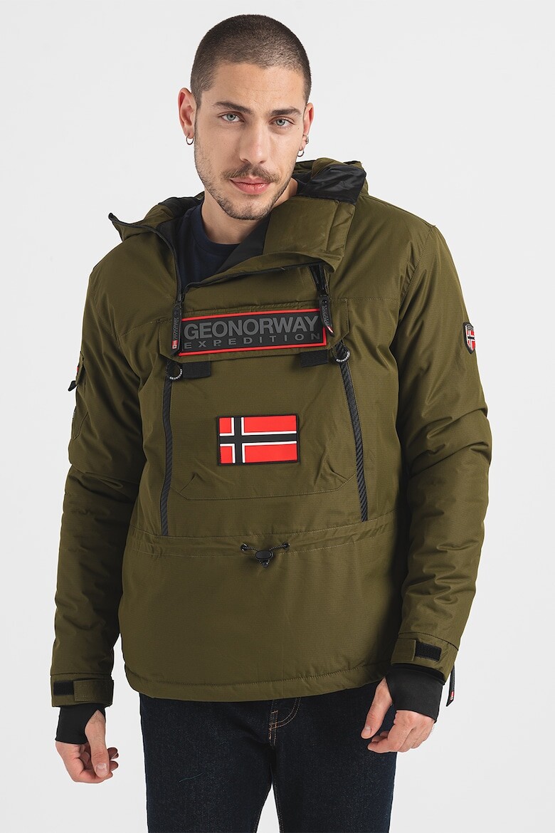 

Зимняя куртка на молнии Benyamine Geo Norway, хаки
