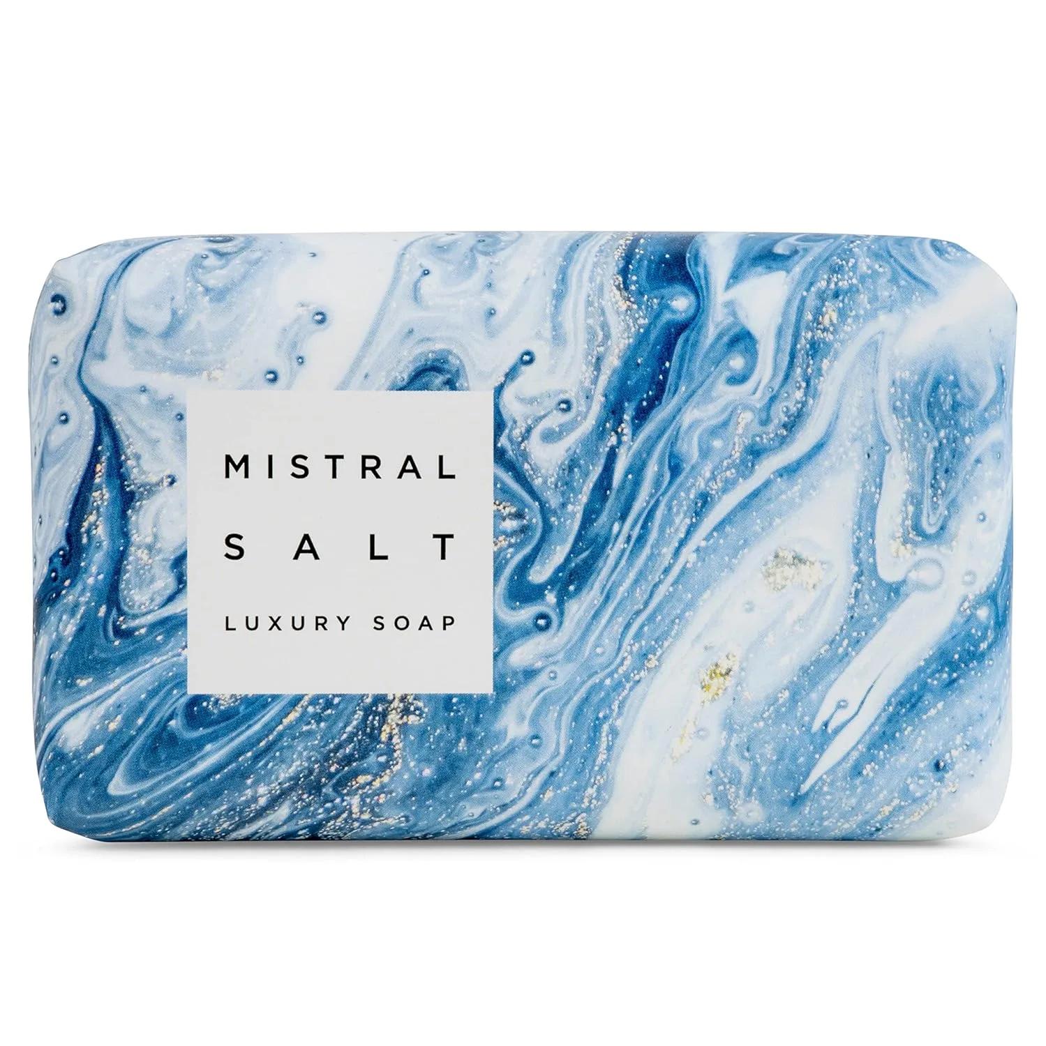 Мыло Mistral Marbles, масло ши, соль, 2 бруска 396.90 г (2 шт.), blue