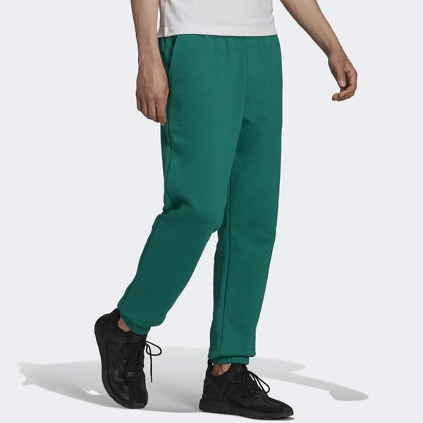 Спортивные штаны Men's adidas Logo Solid Color Loose Bundle Feet Sports Pants/Trousers/Joggers Green, зеленый — фото 2