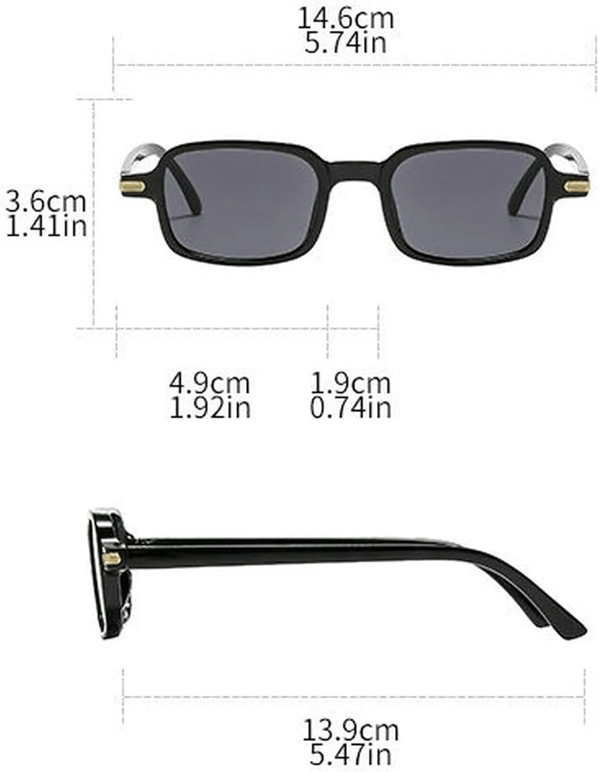 

Солнцезащитные очки COTIA квадратной формы для женщин и мужчин, классические прямоугольные, ретро, ​​небольшие, с индивидуальным дизайном, в винтажном стиле, Grey