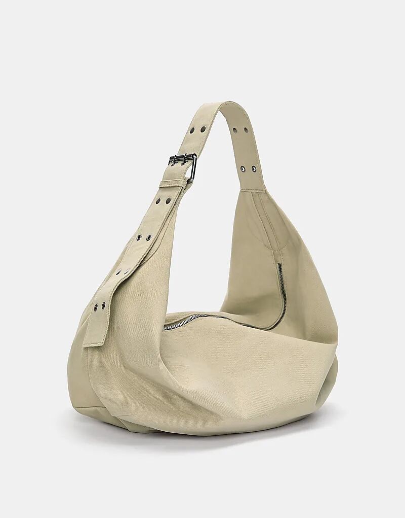 

Сумка-шоппер Pull&Bear цвета экрю