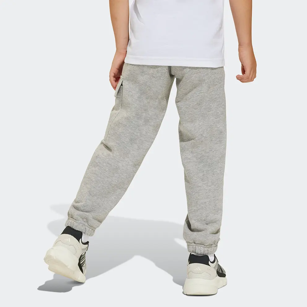 Детские вязаные спортивные штаны для детей 3-7 лет gray Adidas, серый — фото 4