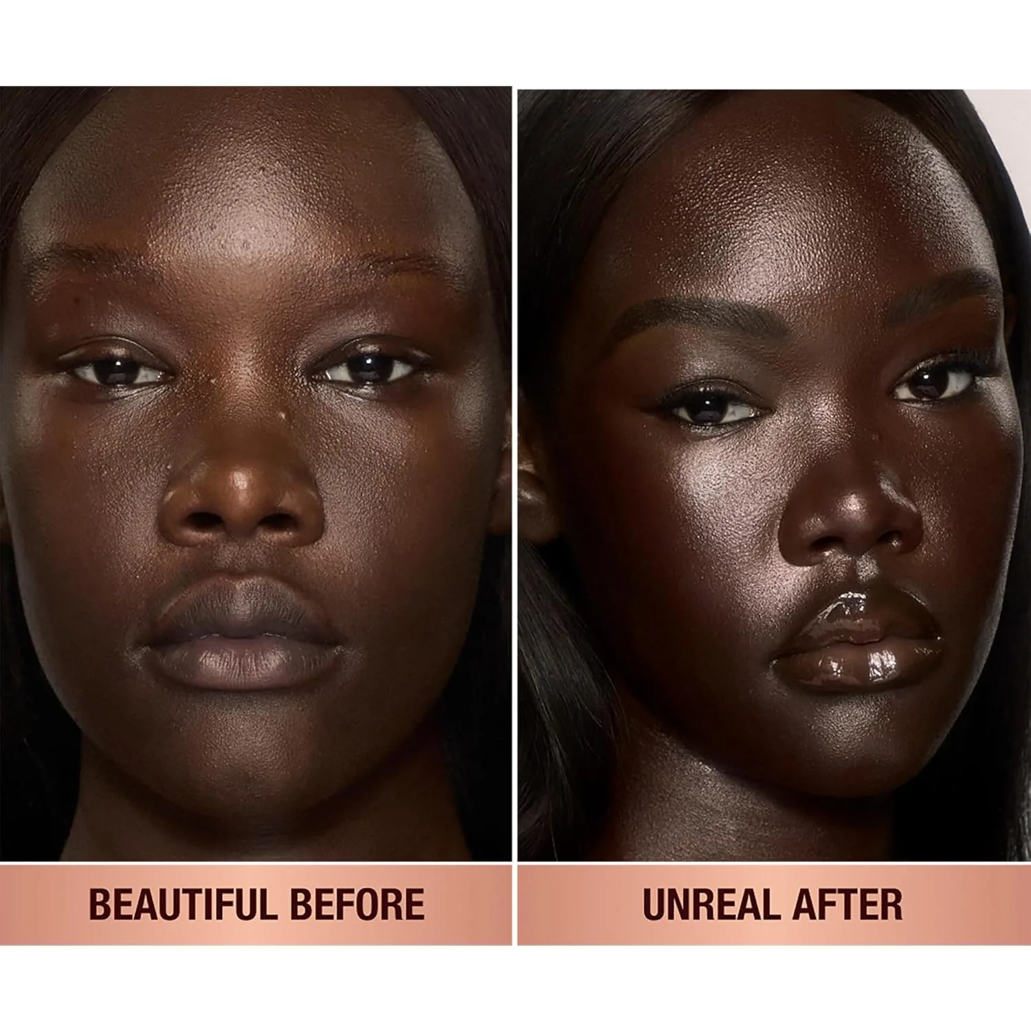 Charlotte Tilbury Unreal Skin Tint & Sheer Glow Hydrating Foundation Stick - тональная основа с увлажняющим эффектом и легким покрытием, 17 Deep - Deepest with neutral undertones — фото 2