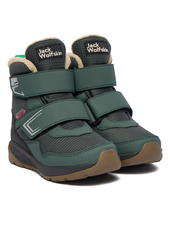 Сапоги для снега Polar Bear B Texapore Mid VC K A62144 E0206 Jack Wolfskin, зеленый — фото 2