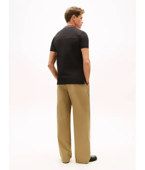 Полюс slim fit Tommy Hilfiger, черный — фото 3