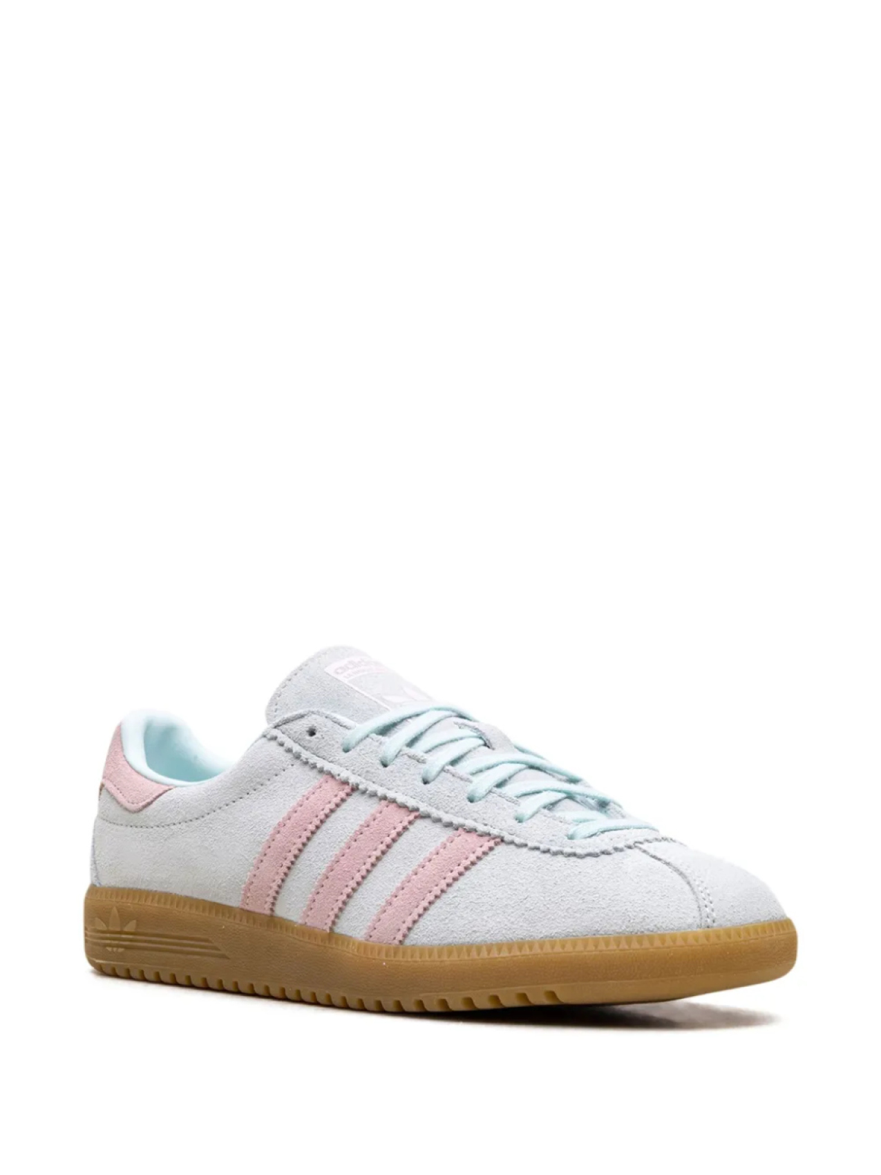 Кроссовки Adidas Bermuda "Halo Mint/Clear Pink", синий — фото 2