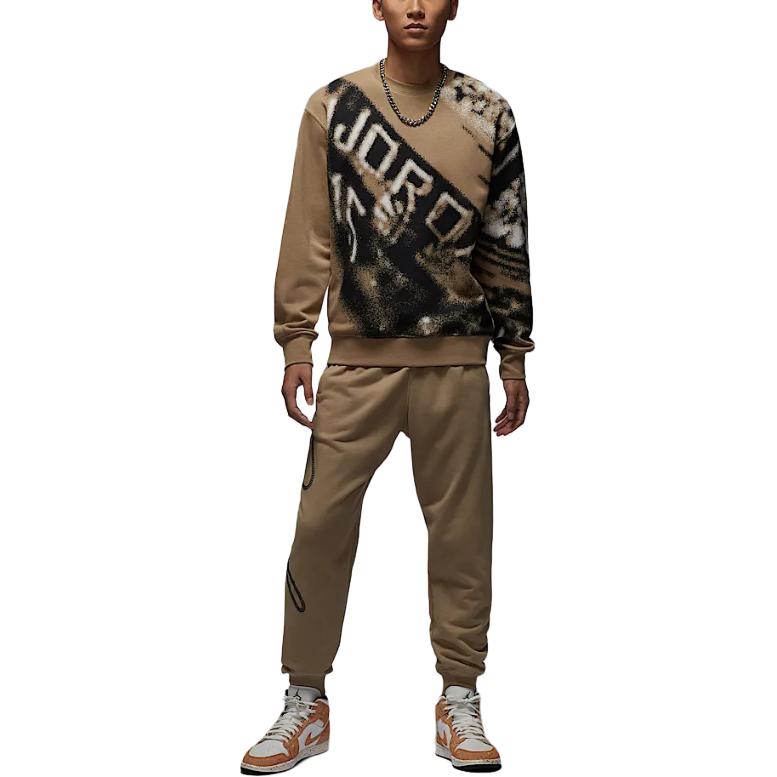 

Мужская флисовая толстовка Mvp с круглым вырезом Jordan, камуфляж