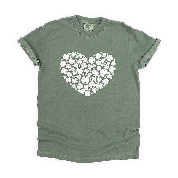 

Футболка Shamrock heart garment dyed Simply Sage Market, Moss, Зеленый, Футболка Shamrock heart garment dyed Simply Sage Market, Moss