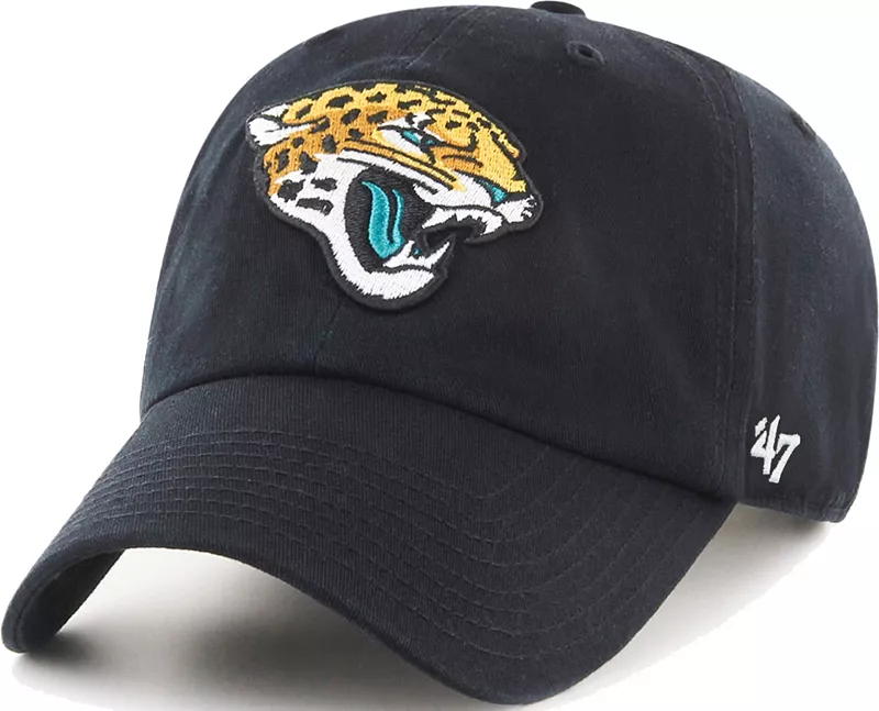 

Черная регулируемая кепка для взрослые Jacksonville Jaguars '47
