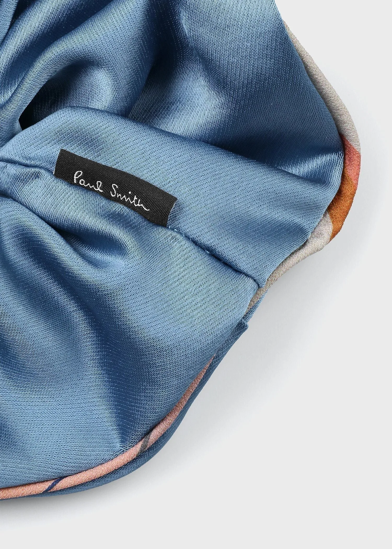 Женская резинка для волос с декоративным узором "Вихрь". Paul Smith, blue — фото 3