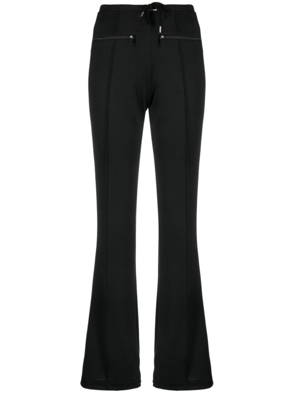 

Courrèges спортивные брюки bootcut с кулиской, черный