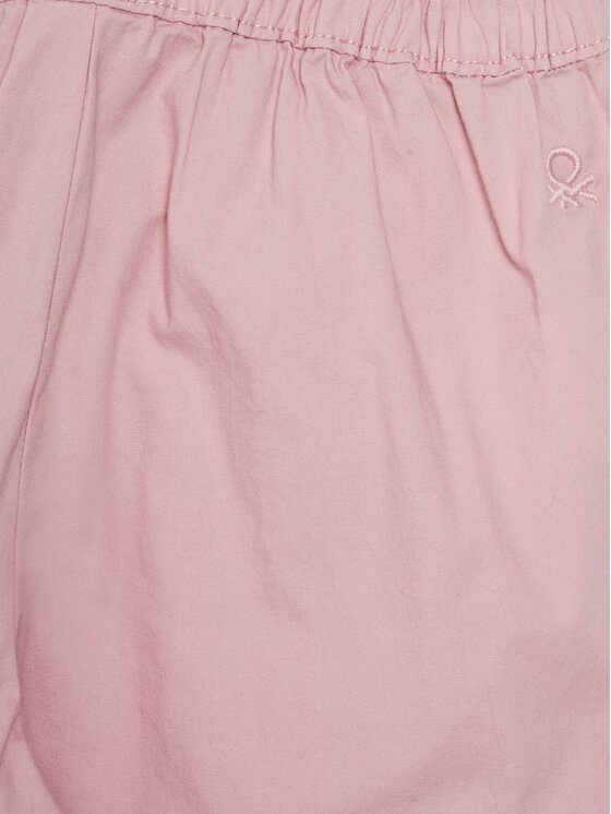 Брюки свободного покроя 4L2VGF028 United Colors Of Benetton, розовый — фото 3