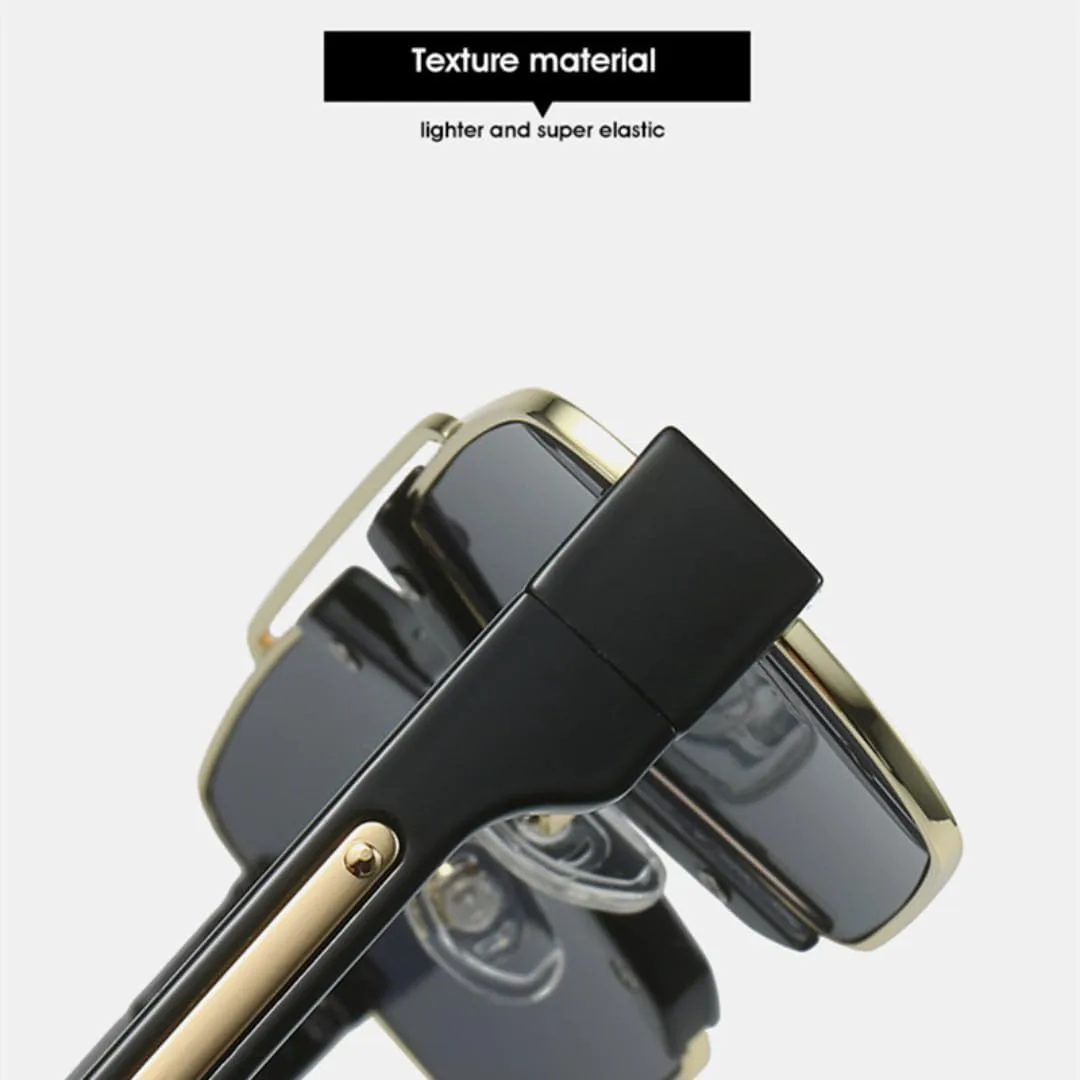 

Ретро-солнцезащитные очки для женщин и мужчин с прозрачными линзами с градиентом «океан», защитой от УФ-излучения UV400, фиолетового цвета UATXTAU, Golden Purple