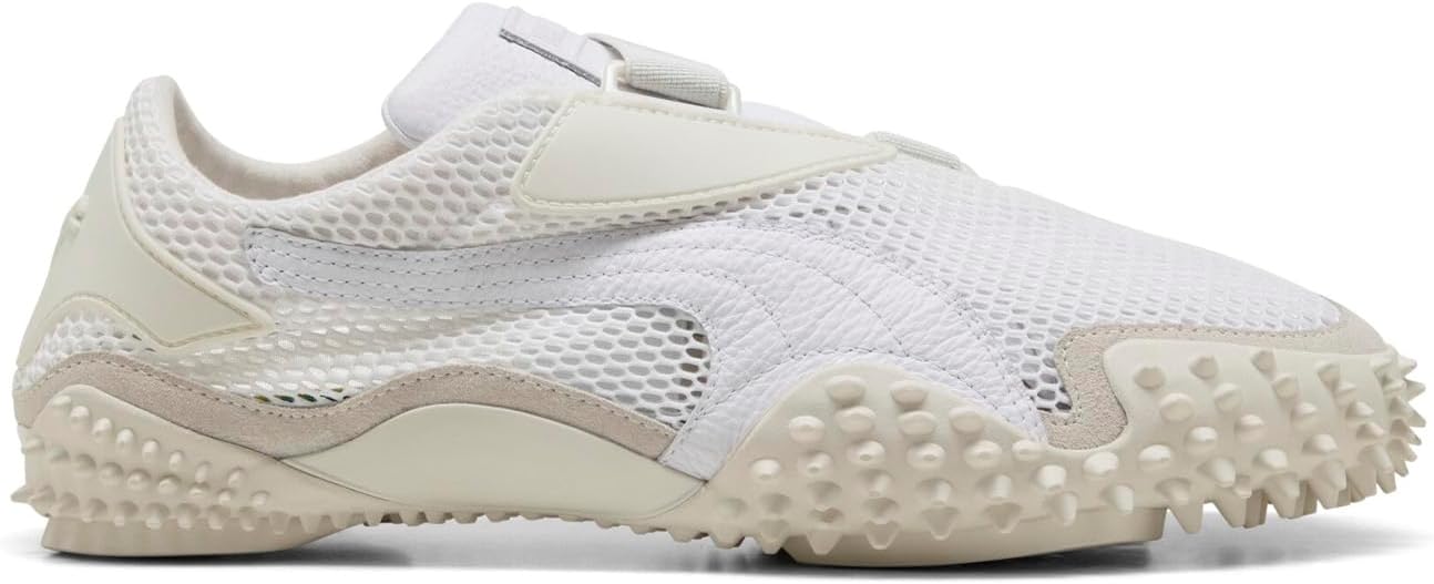 Мужские кроссовки PUMA Mostro Mesh Slip On для повседневной носки - белые — фото 2
