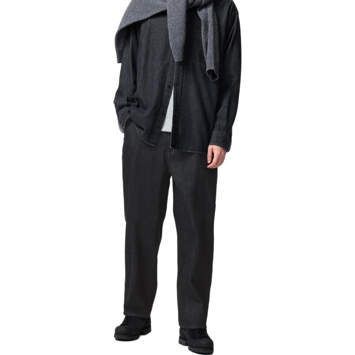 

UNIQLO Джинсы унисекс черные