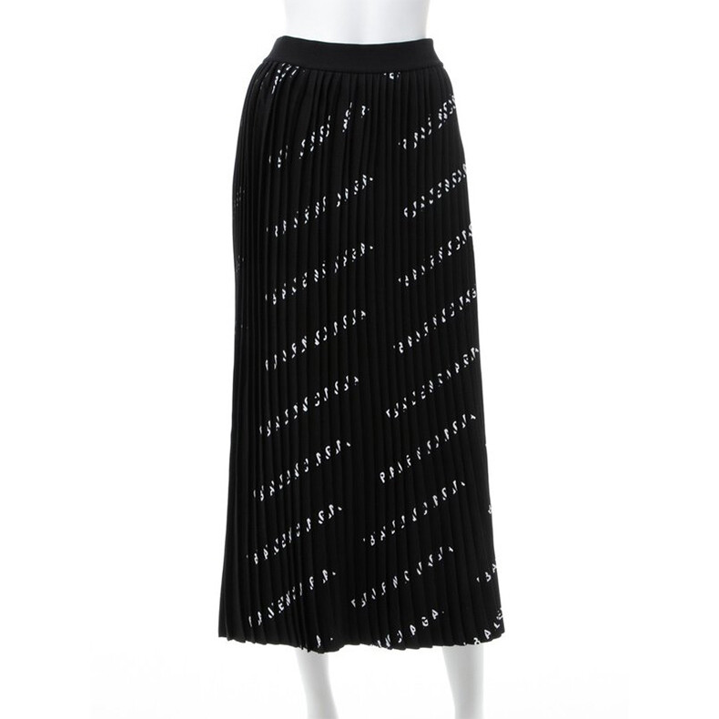 Balenciaga Женская повседневная длинная юбка, цвет Black — фото 2