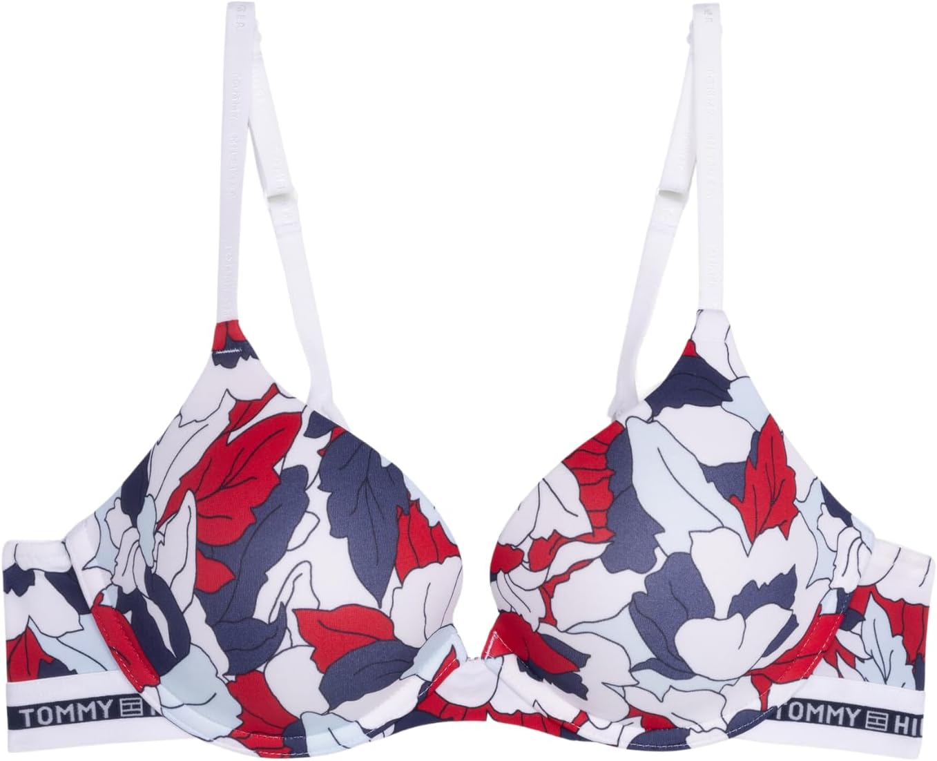 Женский бюстгальтер пуш-ап с бретельками от Tommy Hilfiger, Heritgcamoflrbw — фото 4
