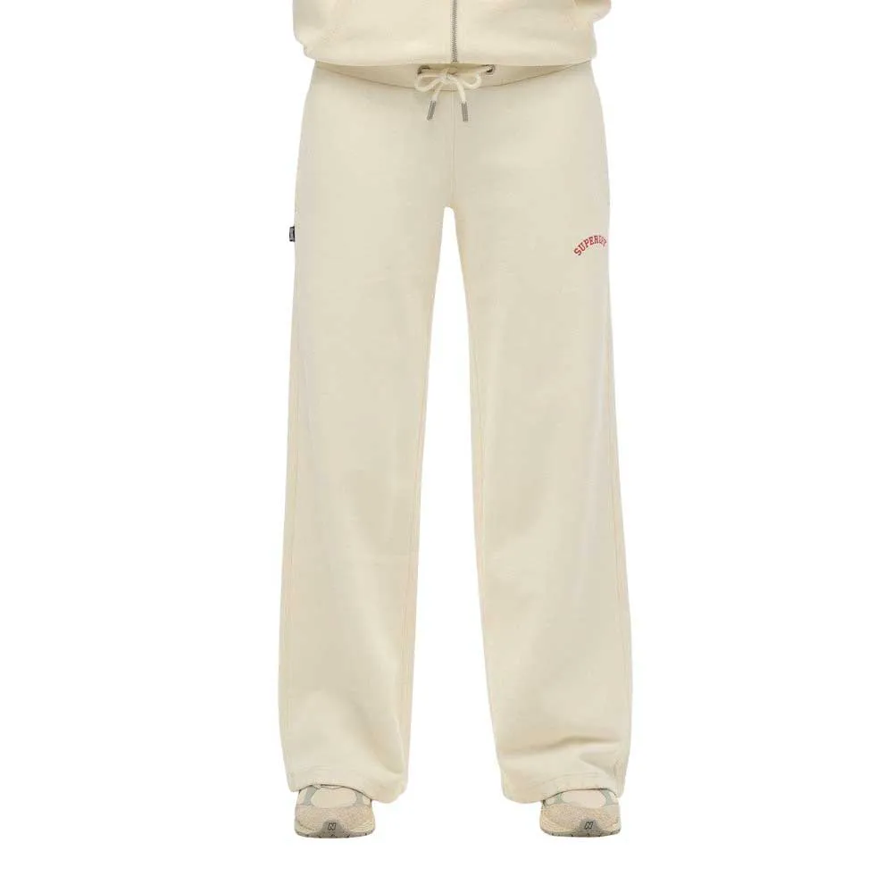 

Джоггеры Superdry Essential Logo Wide Leg, бежевый