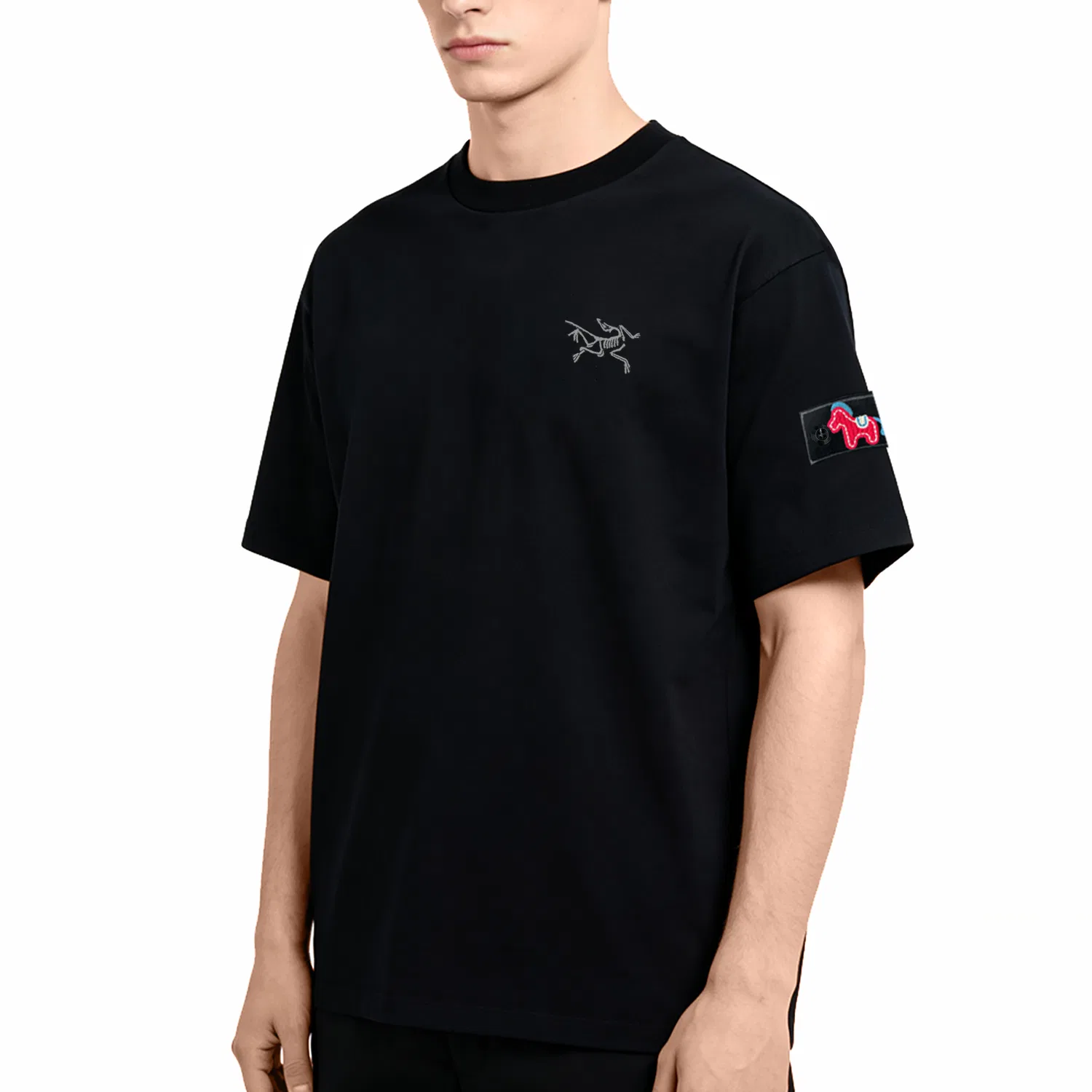 Футболка KRAGG с круглым вырезом, унисекс Arcteryx, Black — фото 4
