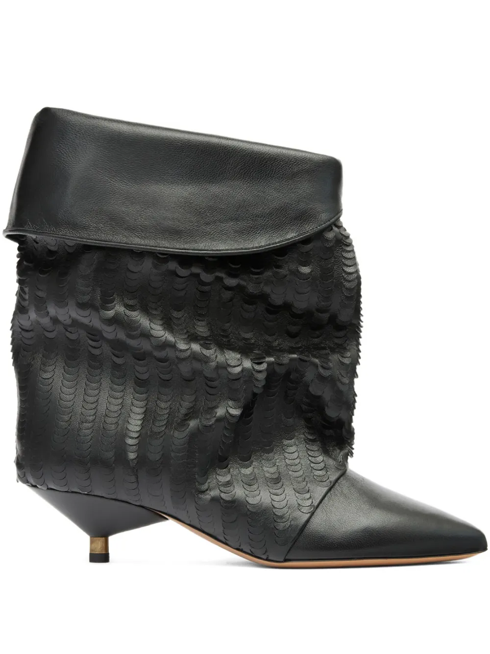 Ботильоны Edrik 45 с тиснением Isabel Marant, черный
