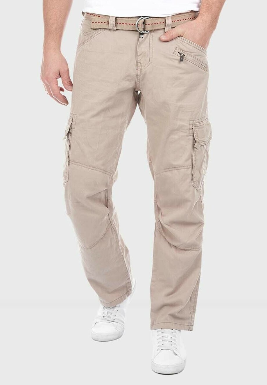 

Брюки карго BENITO Timezone, цвет stone beige