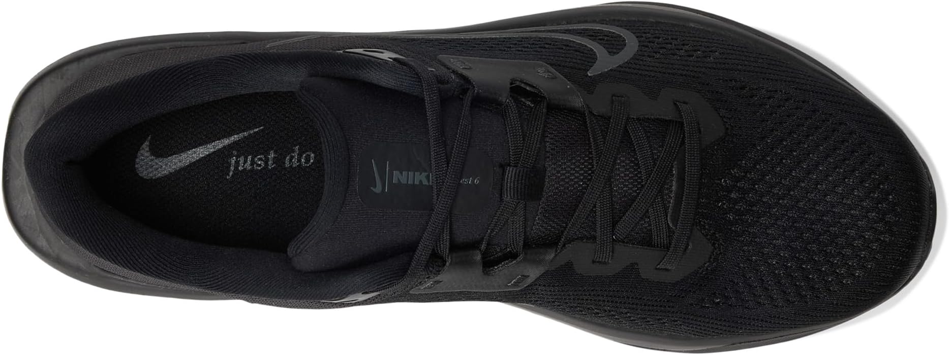 Кроссовки Nike Quest 6, цвет Black/Dark Smoke Grey — фото 2