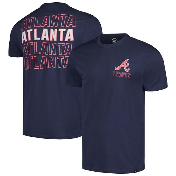 

Мужская футболка '47 navy atlanta braves hang back franklin 47 Brand