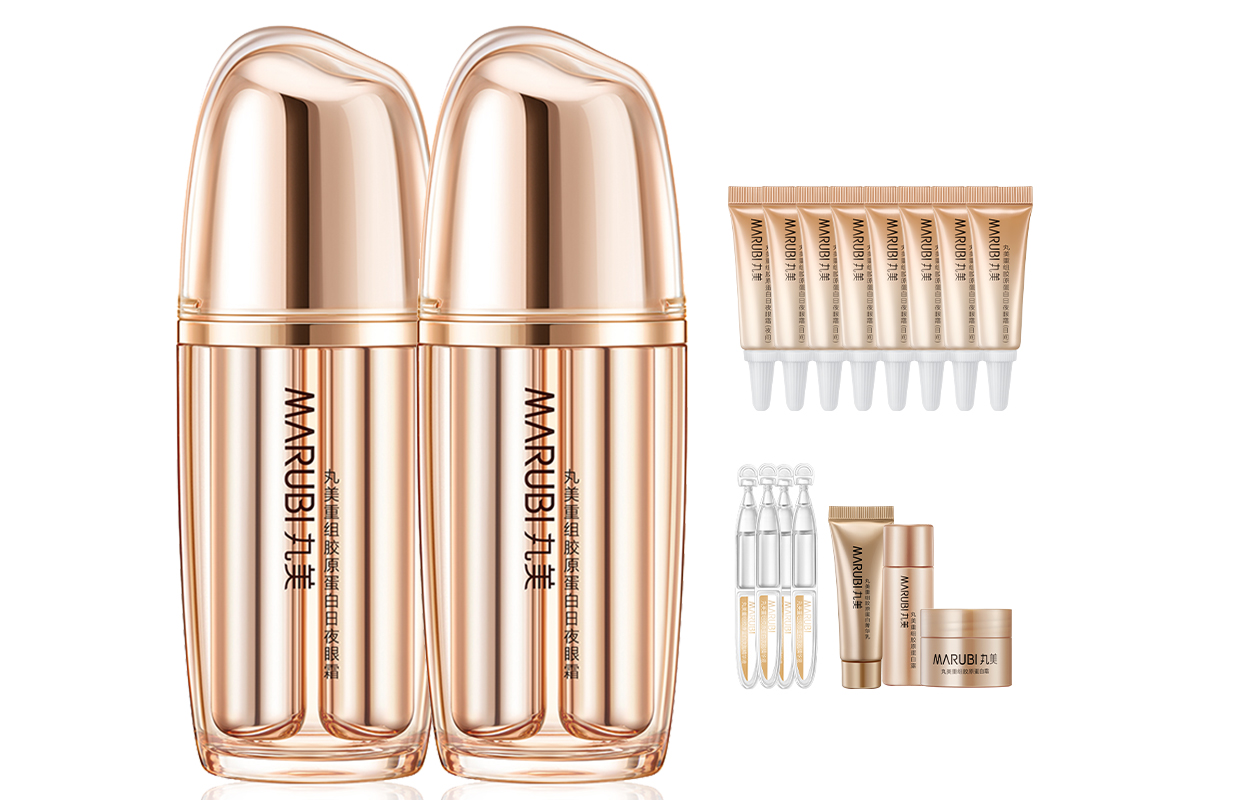 Крем для век Unisex MARUBI, Marubi Collagen Egg белый Day & Night Eye Cream*2 — фото 3