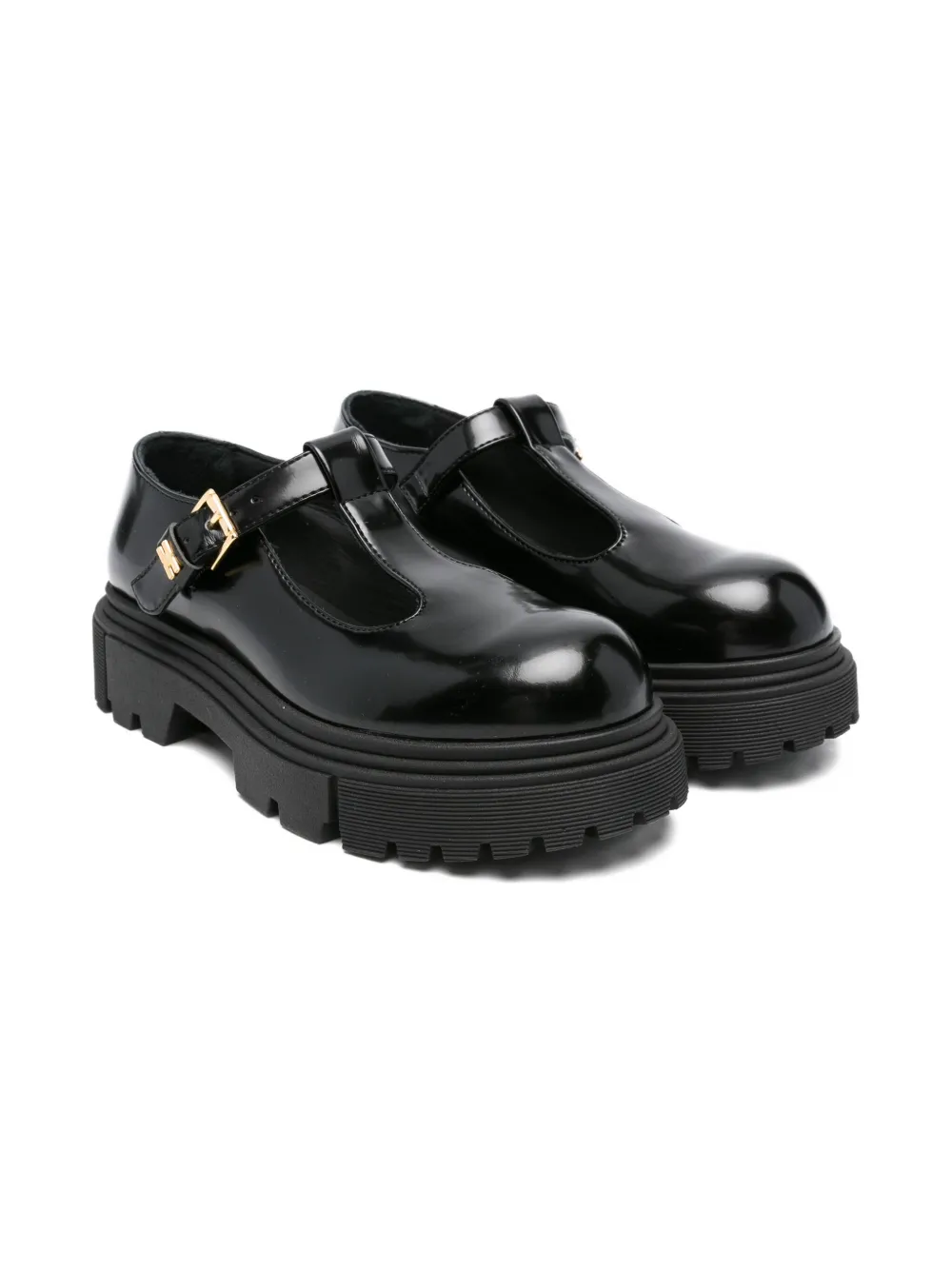 

Балетки с пряжкой Elisabetta Franchi La Mia Bambina, черный